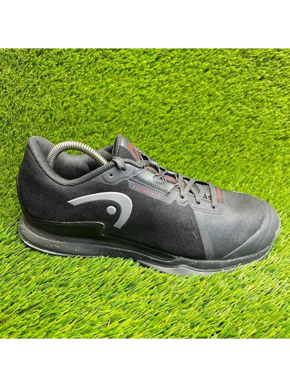 Head Sprint Pro 3.5 Mens Size 9 Black Red Athletic Running Tennis Shoes Sneakers
